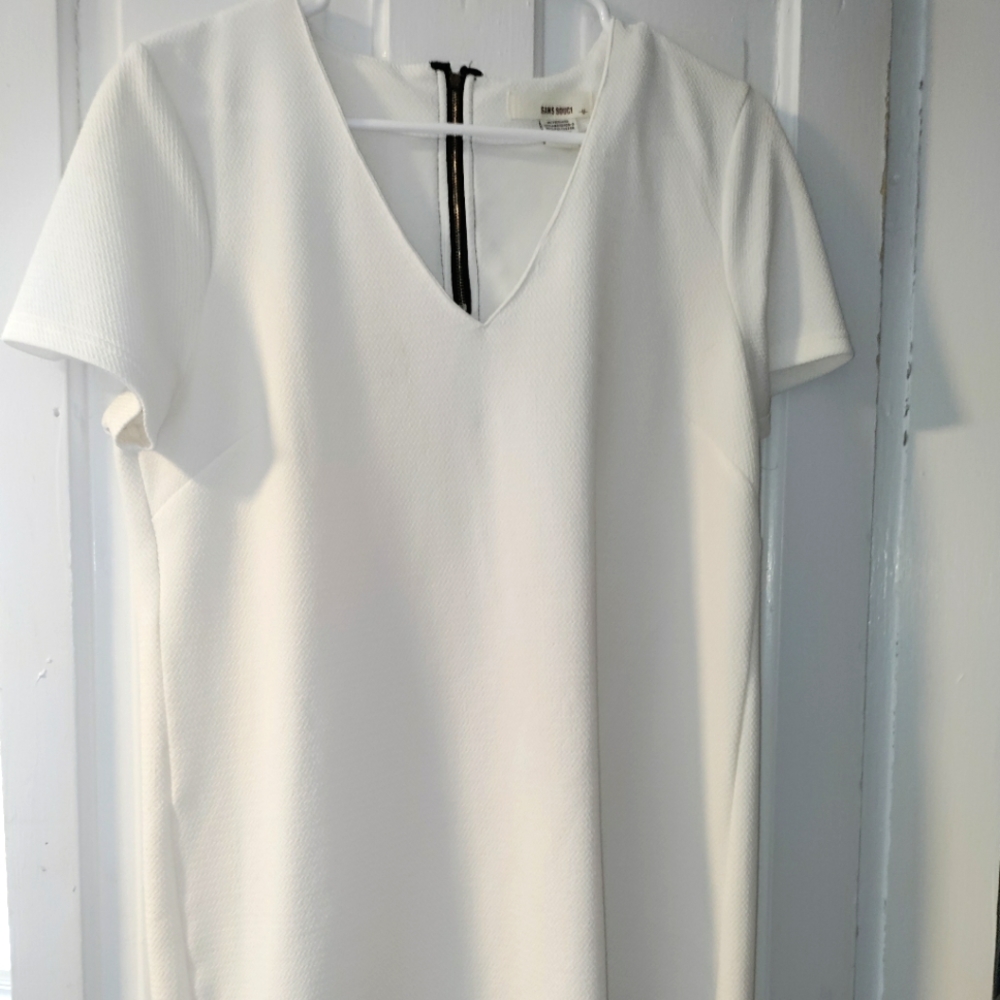 Mini white dress